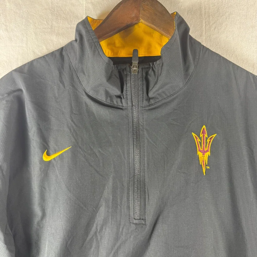 Nike Storm-FIT Arizona State Sun Devils Quarter Zip Windbreaker Mens Medium